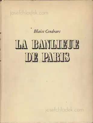 Cover of Robert Doisneau and Blaise Cendrars - La banlieue de Paris