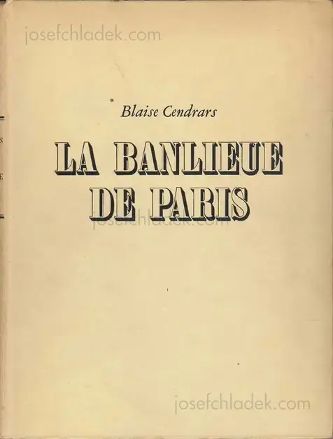 Cover of Robert Doisneau and Blaise Cendrars - La banlieue de Paris