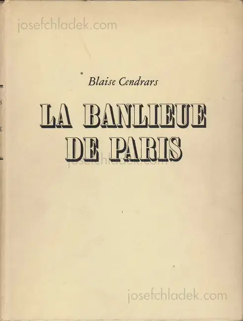 Cover of Robert Doisneau and Blaise Cendrars - La banlieue de Paris