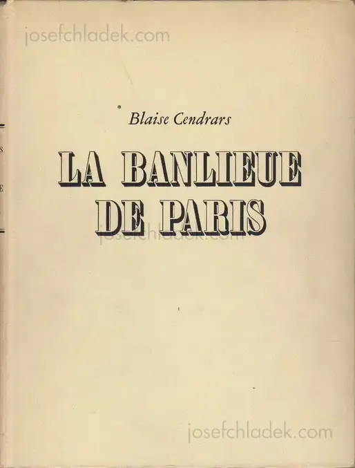 Cover of Robert Doisneau and Blaise Cendrars - La banlieue de Paris