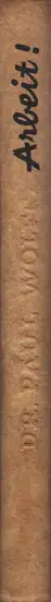 Book spine: Paul Wolff - Arbeit!