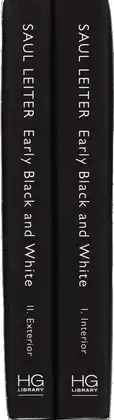 Book spine: Saul Leiter - Early Black and White (I. Interior, II. Exterior)
