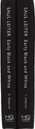 Book spine: Saul Leiter - Early Black and White (I. Interior, II. Exterior)