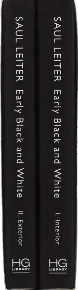 Book spine: Saul Leiter - Early Black and White (I. Interior, II. Exterior)