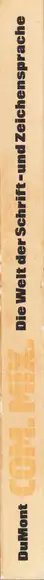 Book spine: Ferdinand Kriwet - com.mix. Die Welt der Schrift- und Zeichensprache