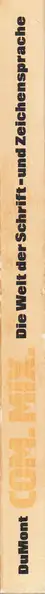 Book spine: Ferdinand Kriwet - com.mix. Die Welt der Schrift- und Zeichensprache