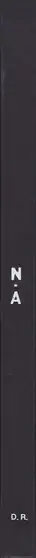 Book spine: Doug Rickard - N.A. Catalog