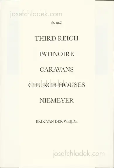 Cover of Erik van Der Weijde - fz. nr.2 (foto zine nr. 2)