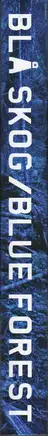 Book spine: Morten Andersen - Blå Skog/Blue Forest