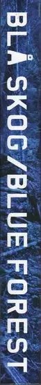 Book spine: Morten Andersen - Blå Skog/Blue Forest