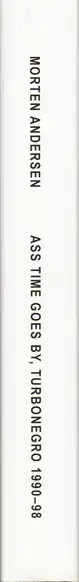 Book spine: Morten Andersen - Ass Time Goes By