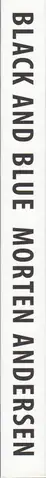 Book spine: Morten Andersen - Black and Blue
