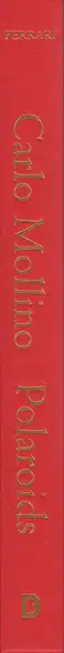 Book spine: Carlo Mollino - Polaroids
