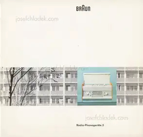 Braun Radio-Phonogeräte 2 - Werbeprospekt / advertising brochure