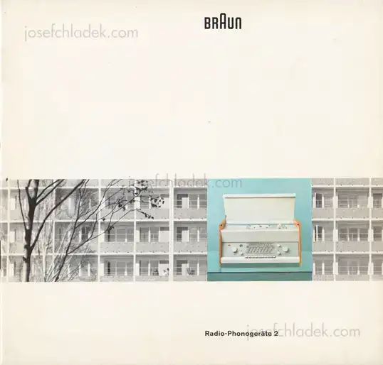 Cover of Braun Radio-Phonogeräte 2 - Werbeprospekt / advertising brochure