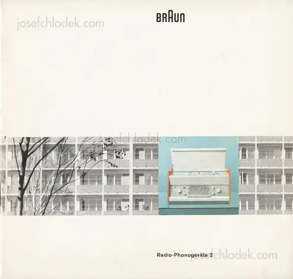 Cover of Braun Radio-Phonogeräte 2 - Werbeprospekt / advertising brochure