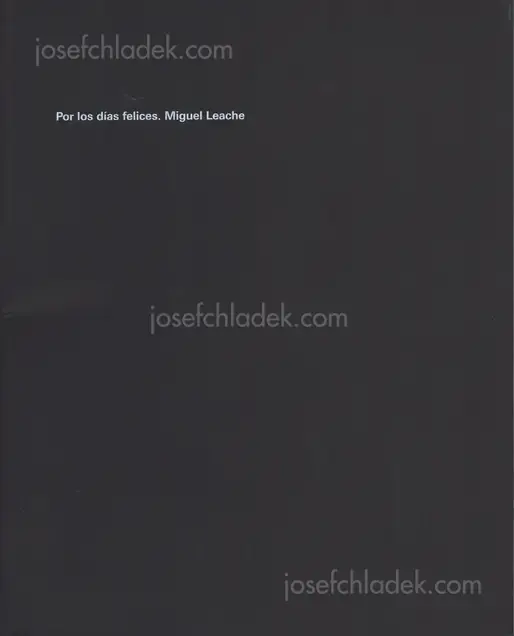 Cover of Miguel Leache - Por los días felices