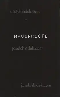 Cover of Pascal Anders - Mauerreste