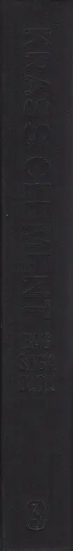 Book spine: Krass Clement - Bag Saga Blok