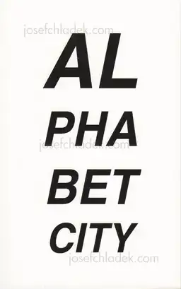 Cover of Pascal Anders - Alphabet City