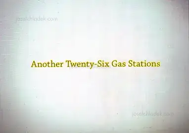 Cover of Gregory Eddi Jones - Another Twenty-Six Gas Stations