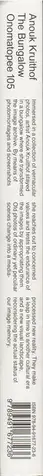 Book spine: Anouk Kruithof - The Bungalow