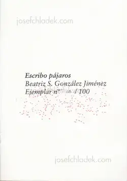 Cover of Beatriz S. González Jiménez - Escribo pájaros