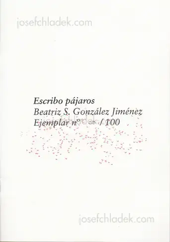Cover of Beatriz S. González Jiménez - Escribo pájaros