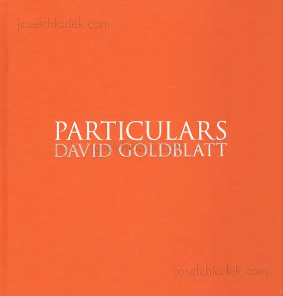Cover of David Goldblatt - Particulars