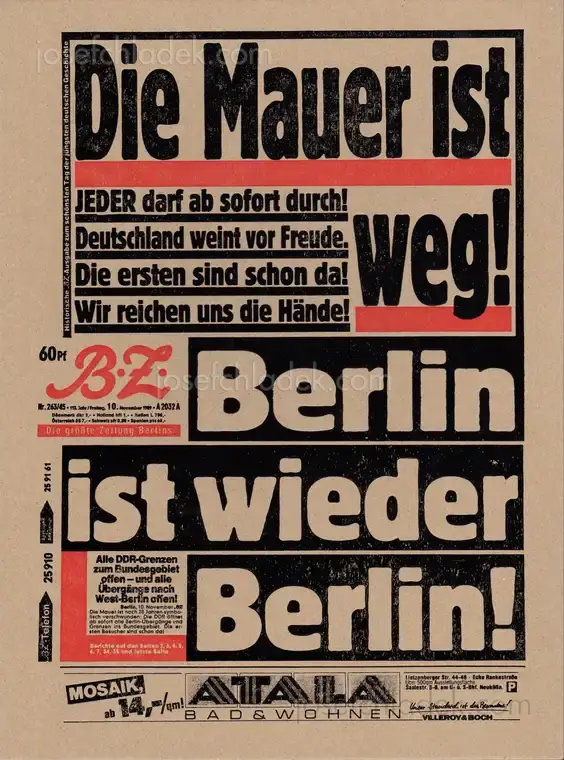 Cover of Mark Power - Die Mauer ist weg!