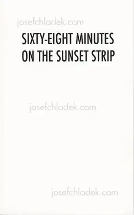 Cover of Pascal Anders - Sixty-Eight Minutes on the Sunset Strip