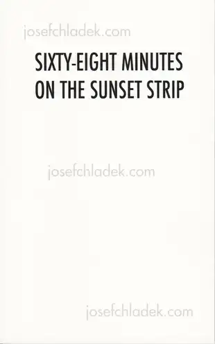 Cover of Pascal Anders - Sixty-Eight Minutes on the Sunset Strip