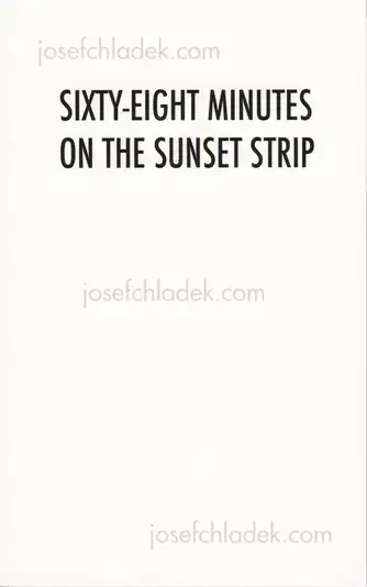 Cover of Pascal Anders - Sixty-Eight Minutes on the Sunset Strip