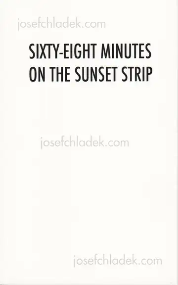 Cover of Pascal Anders - Sixty-Eight Minutes on the Sunset Strip
