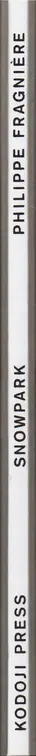 Book spine: Philippe Fragnière - Snowpark