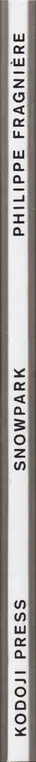 Book spine: Philippe Fragnière - Snowpark