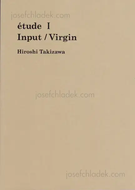 Cover of Hiroshi Takizawa - étude I Input / Virgin