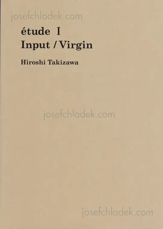 Cover of Hiroshi Takizawa - étude I Input / Virgin