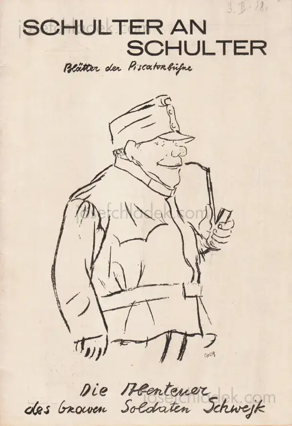 Cover of Blätter der Piscatorbühne - Schulter an Schulter