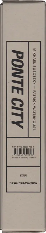 Book spine: Mikhael Subotzky & Patrick Waterhouse - Ponte City