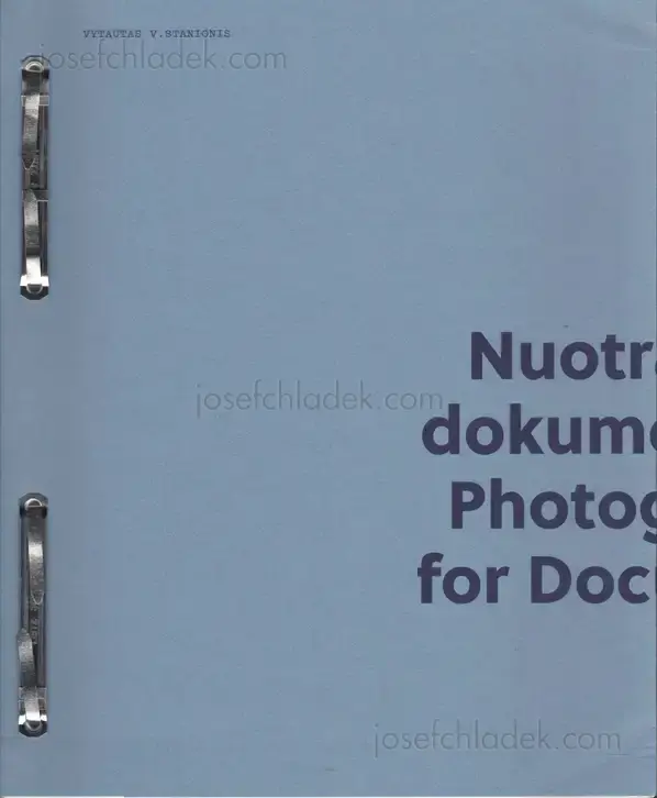 Cover of Vytautas V. Stanionis - Nuotraukos dokumentams / Photographs for Documents