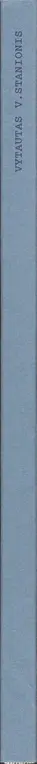 Book spine: Vytautas V. Stanionis - Nuotraukos dokumentams / Photographs for Documents
