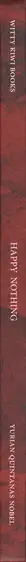 Book spine: Yurian Quintanas Nobel - Happy Nothing