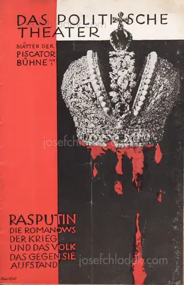 Cover of Blätter der Piscatorbühne - Das politische Theater - Rasputin, die Romanows, der Krieg und das Volk, das gegen sie aufstand (November 1927)