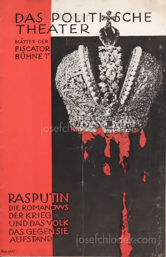 Cover of Blätter der Piscatorbühne - Das politische Theater - Rasputin, die Romanows, der Krieg und das Volk, das gegen sie aufstand (November 1927)
