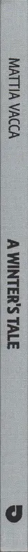 Book spine: Mattia Vacca - A winter' s tale