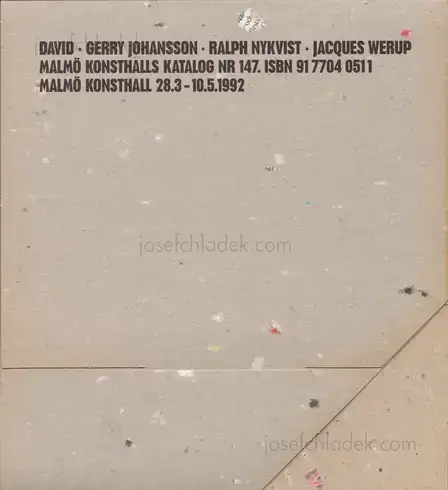 Cover of Gerry Johansson - Från Skåne