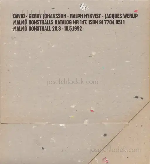 Cover of Gerry Johansson - Från Skåne