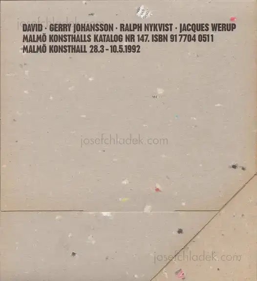Cover of Gerry Johansson - Från Skåne