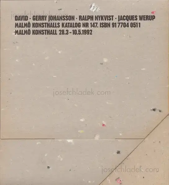 Cover of Gerry Johansson - Från Skåne